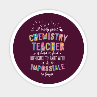 A truly Great Chemistry Teacher Gift - Impossible to forget Magnet